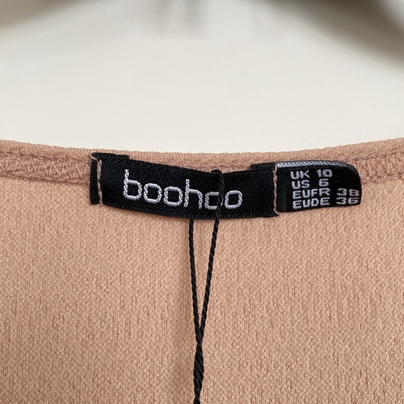 NWT Boohoo MIDI Wrap Dress - Picture 4 of 6